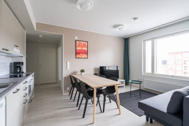 Hiisi Homes Kirkkonummi Masala Seppä kolmen makuuhuoneen huoneisto