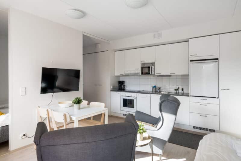 Standard-huoneisto, 1 makuuhuone, parveke | 3 vuodetta | 2 nojatuolia