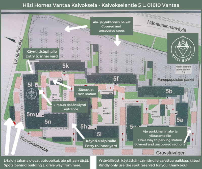 Hiisi Homes Vantaa Kaivoksela | kartta | map