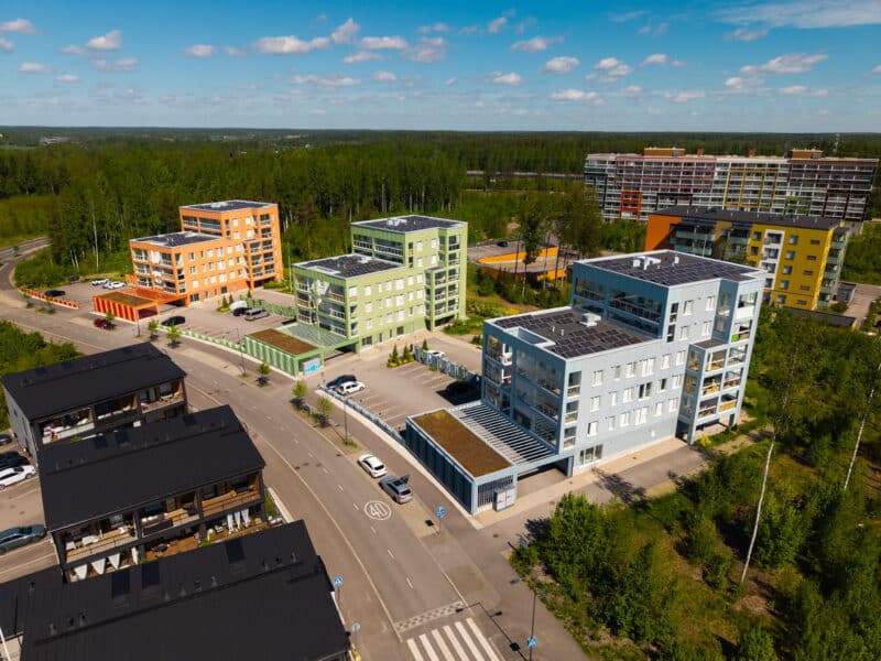 Hiisi Homes Vantaa Keimolanmäki ilmakuva 1