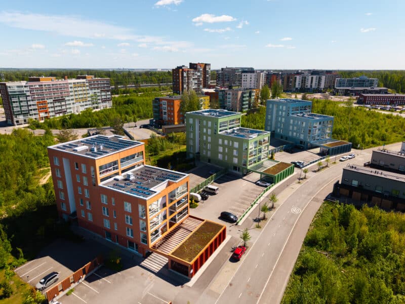 Hiisi Homes Vantaa Keimolanmäki ilmakuva 2