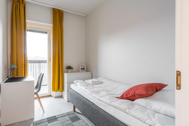 Standard-huoneisto, 3 makuuhuonetta, parveke | Hiisi Homes Turku Elin Sågerin kuja