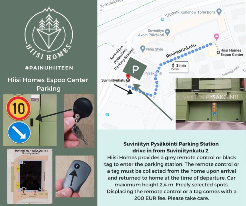 Hiisi Homes Espoo Center Parking - Suviniityn Pysäköinti - Suviniitynkatu 2