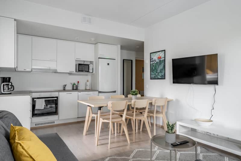 Hiisi Homes Turku Ratapiha | Standard-huoneisto, 3 makuuhuonetta, parveke