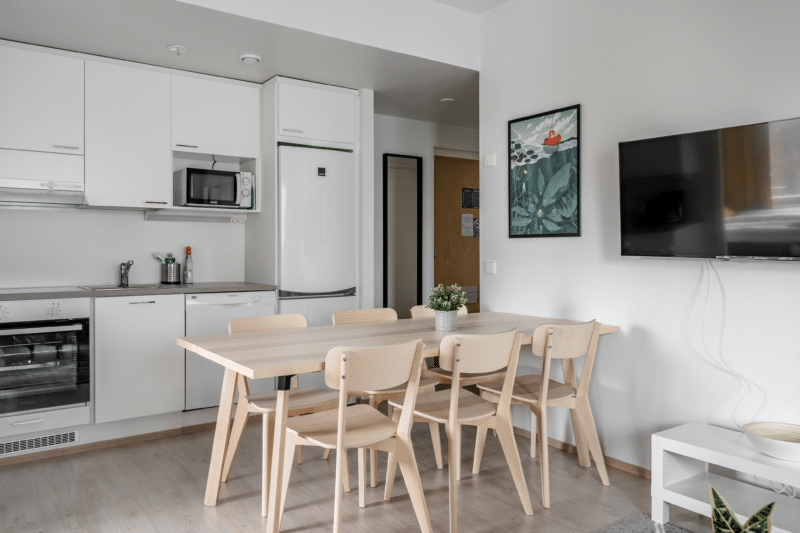 Hiisi Homes Turku Ratapiha - Standard-huoneisto, 3 makuuhuonetta, parveke