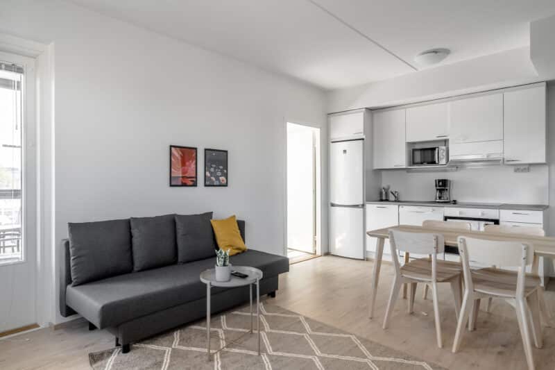 Hiisi Homes Turku Ratapiha - Family Apartment, 2 Bedrooms, Balcony