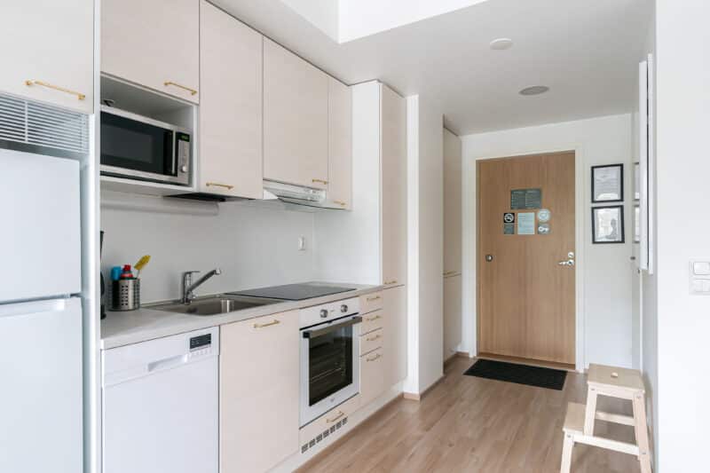 Hiisi Homes Porvoo Toukovuori - Standard Apartment, 1 Bedroom, Balcony | 2 Single Beds | Sofa Bed