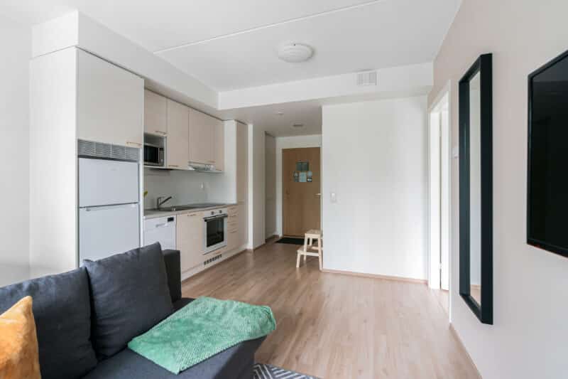 Hiisi Homes Porvoo Toukovuori - Standard Apartment, 1 Bedroom, Balcony | 2 Single Beds | Sofa Bed