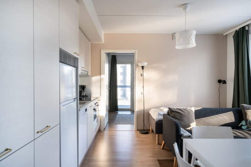 Hiisi Homes Porvoo Toukovuori - Standard Apartment, 1 Bedroom, Balcony | 3 Single Beds | Sofa