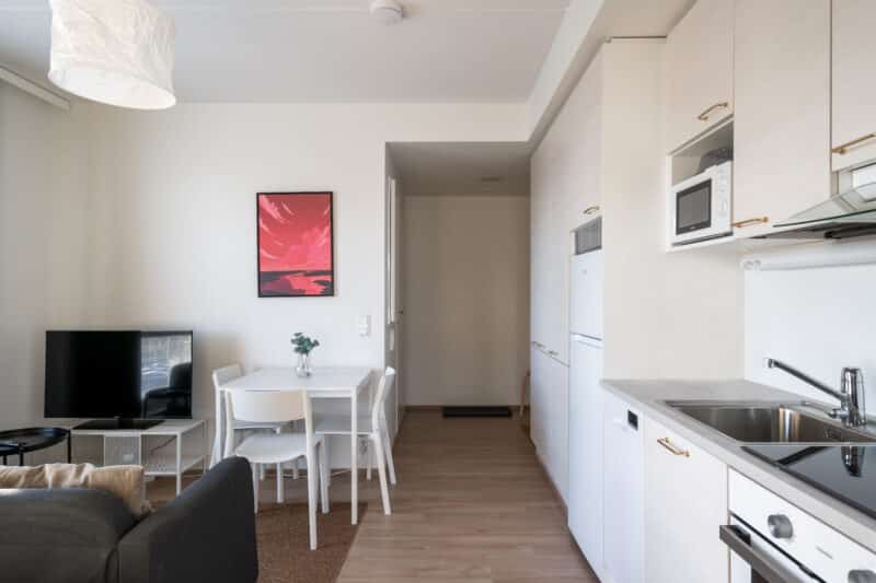 Hiisi Homes Porvoo Toukovuori - Standard Apartment, 1 Bedroom, Balcony | 3 Single Beds | Sofa